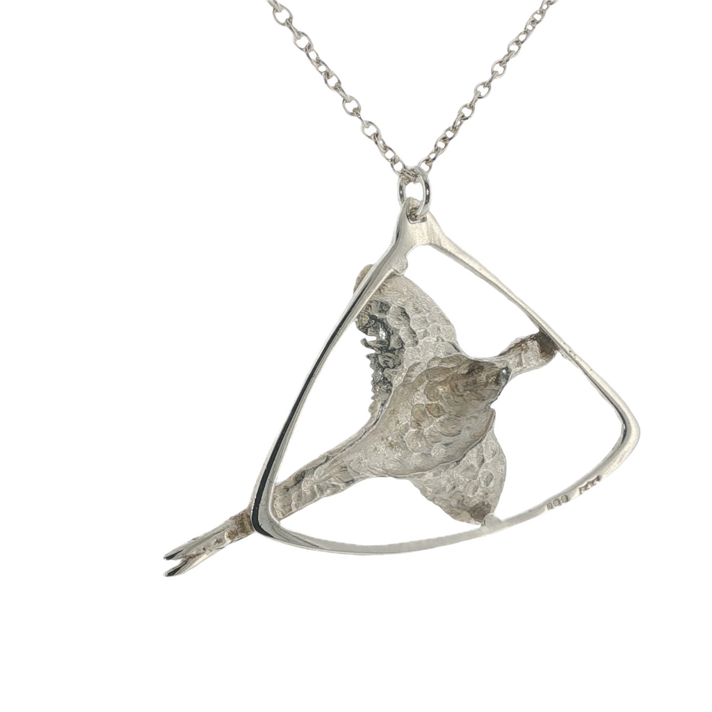 Magnus Maximus 1977 Sterling Silver Bird Pendant & Chain