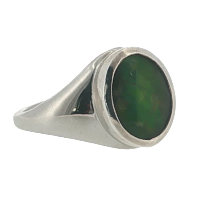 Sterling Silver Ammonite Ring