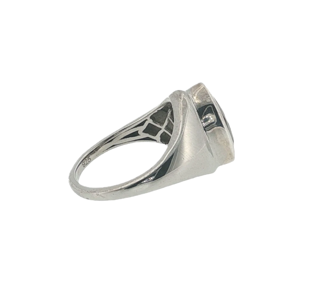 Sterling Silver Ammonite Ring