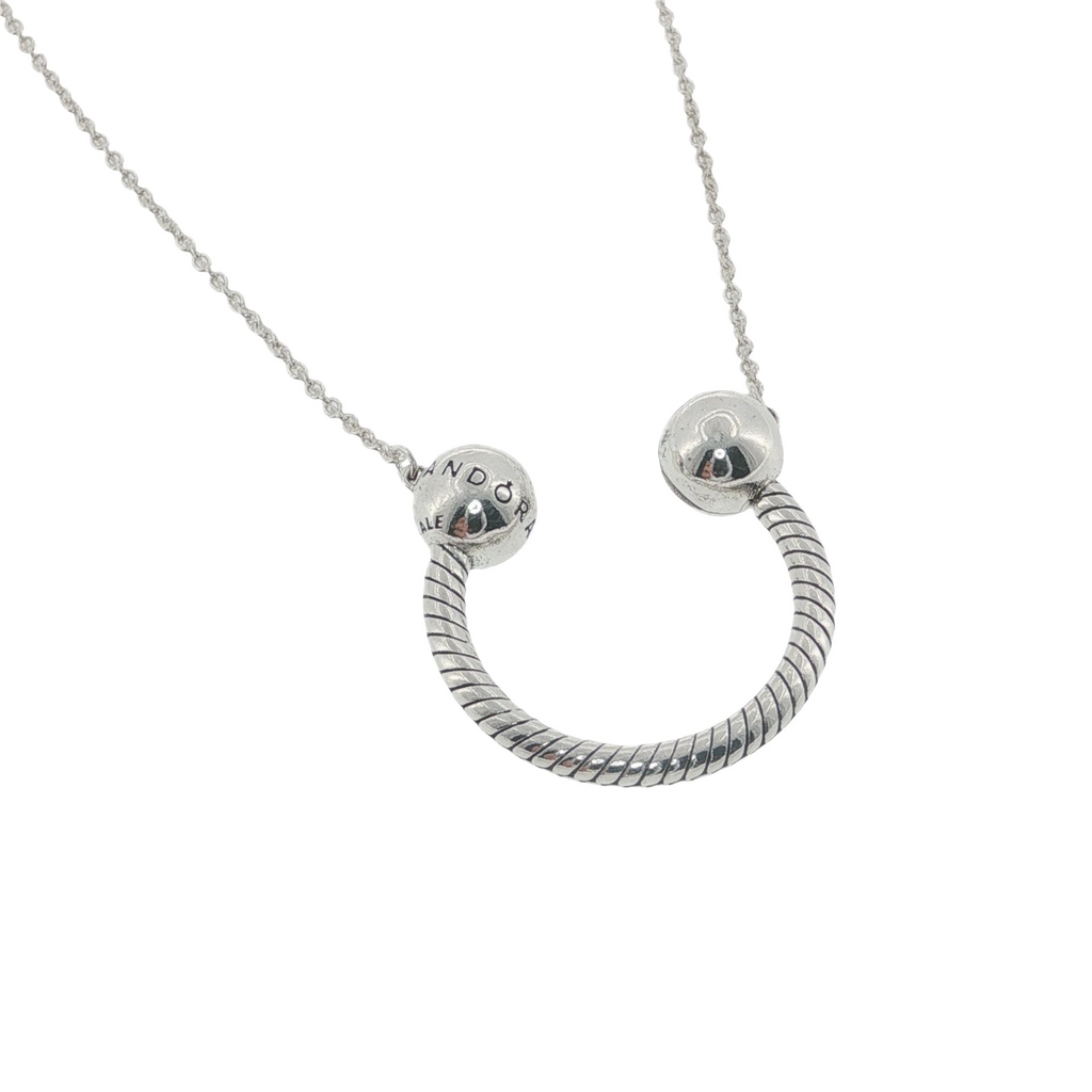 Pandora Moments U-Shape Charm Pendant Necklace