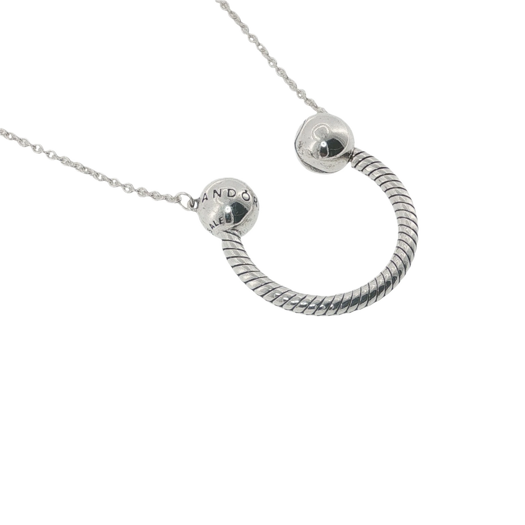 Pandora Moments U-Shape Charm Pendant Necklace
