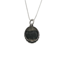 Blue John Stone Pendant & Chain