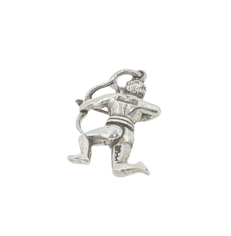 Vintage Jolie Silver Sagittarius Zodiac Archer Sterling Silver Charm