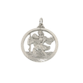 Vintage Georg Jensen Sterling Silver St Christopher Openwork Pendant
