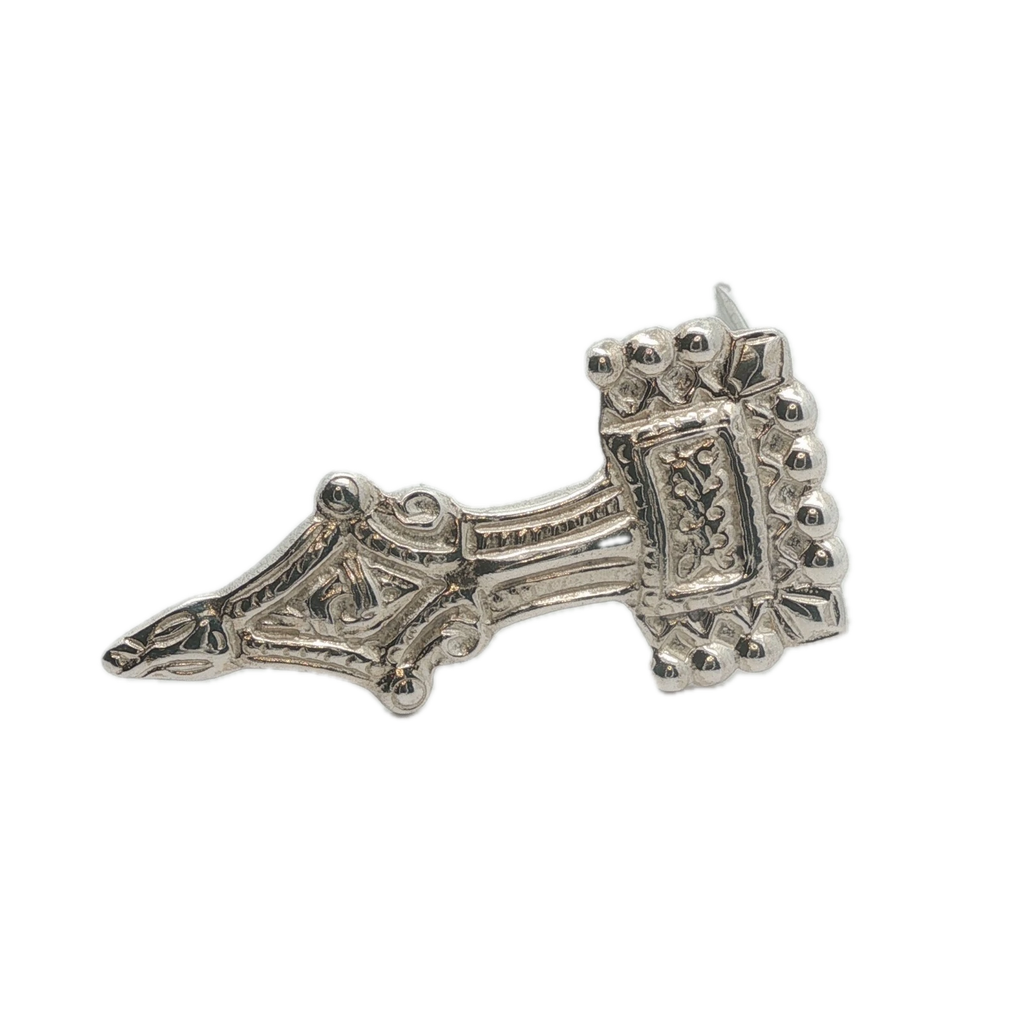 Sterling Silver Celtic Anglo Saxon Style Brooch
