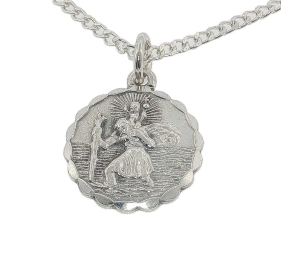 Vintage Georg Jensen Sterling Silver Pendant & Chain