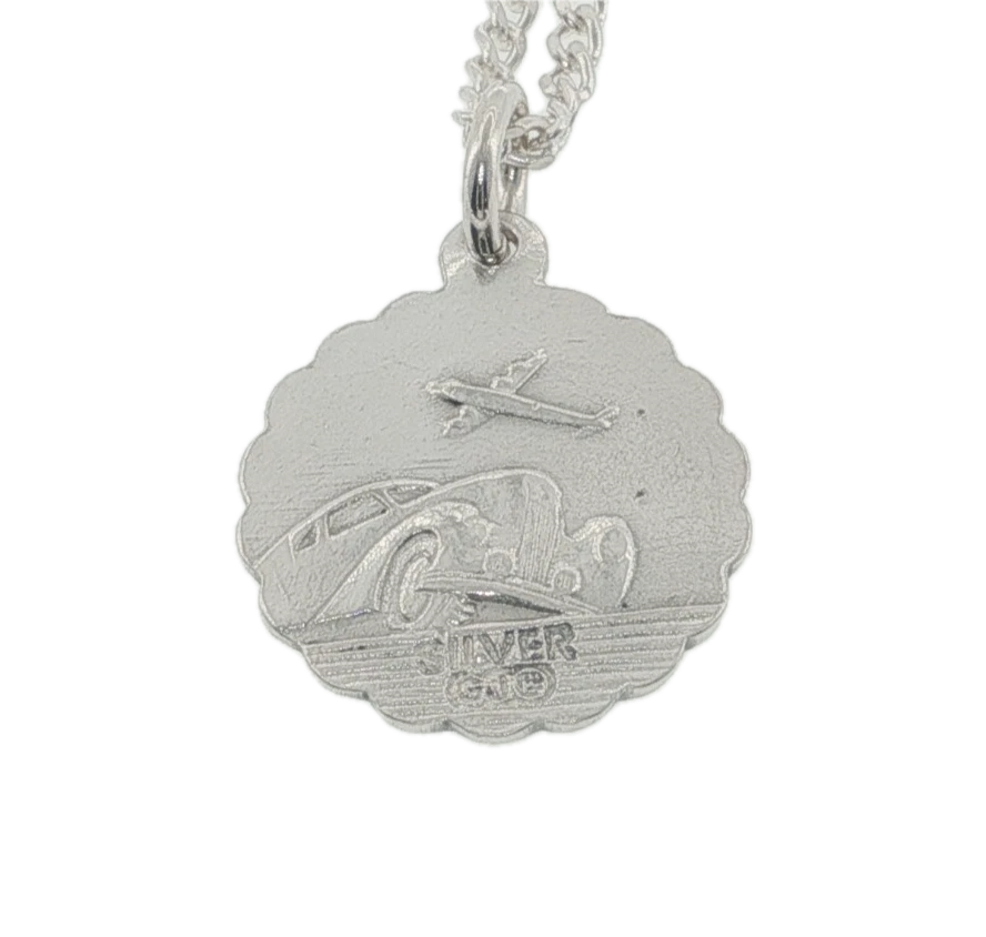 Vintage Georg Jensen Sterling Silver Pendant & Chain