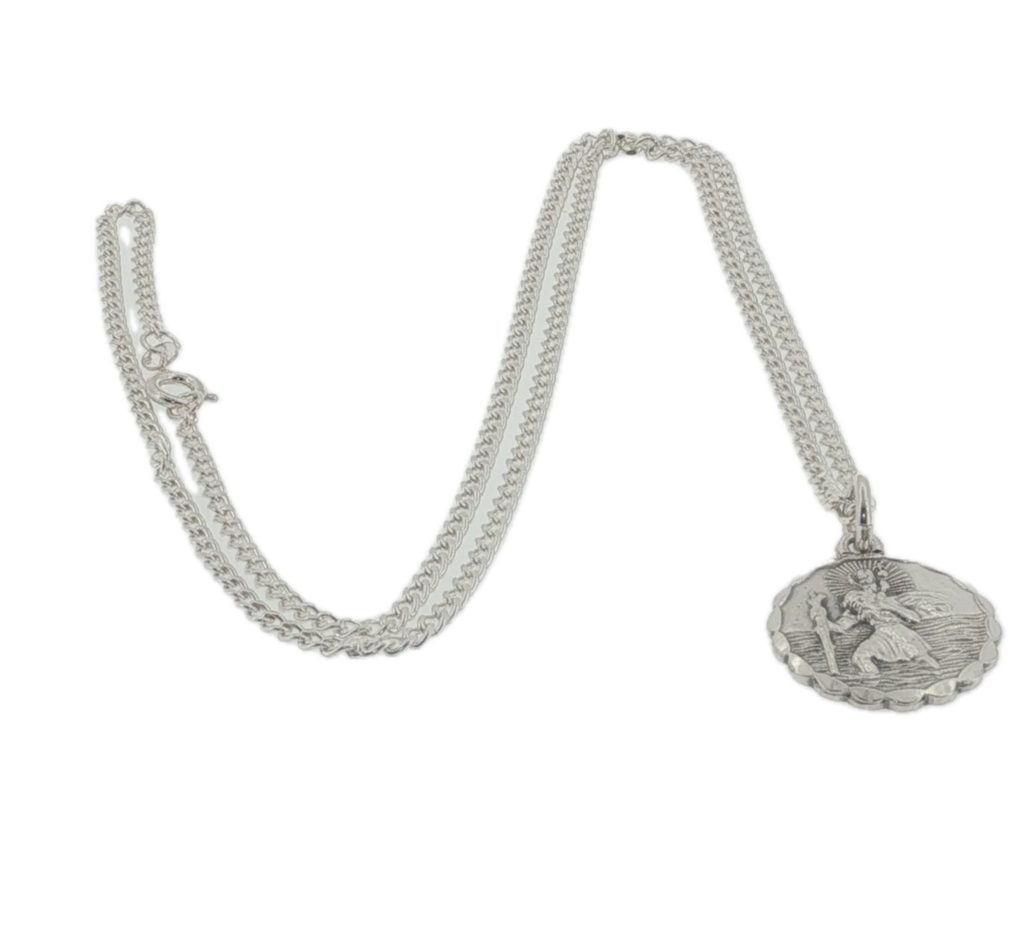Vintage Georg Jensen Sterling Silver Pendant & Chain