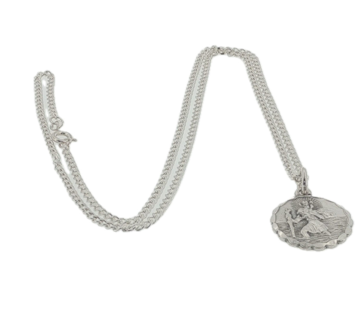 Vintage Georg Jensen Sterling Silver Pendant & Chain