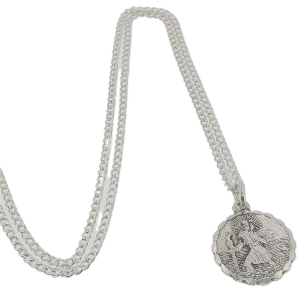 Vintage Georg Jensen Sterling Silver Pendant & Chain