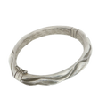 Roberto Coin TFS Sterling Silver 925 Bangle Bracelet Made in Italy 18cm 21g
