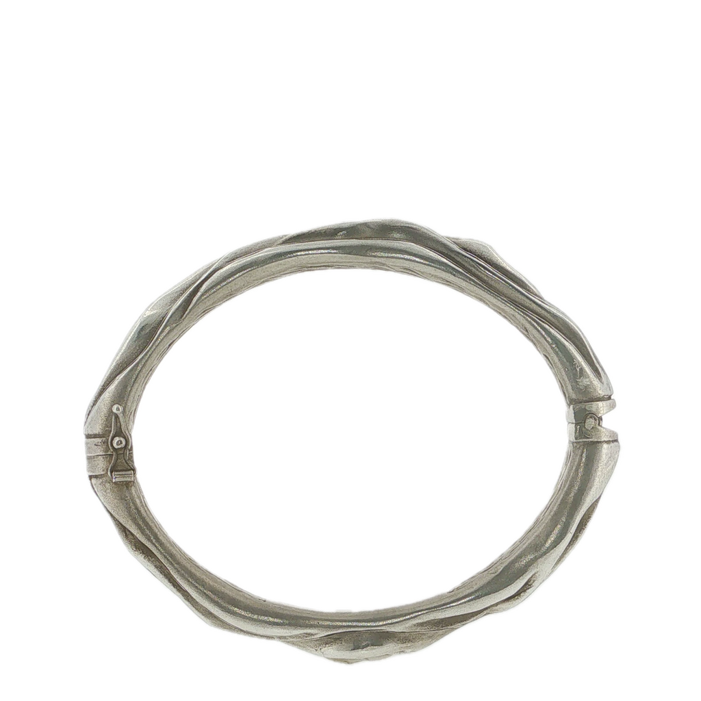 Roberto Coin TFS Sterling Silver 925 Bangle Bracelet Made in Italy 18cm 21g