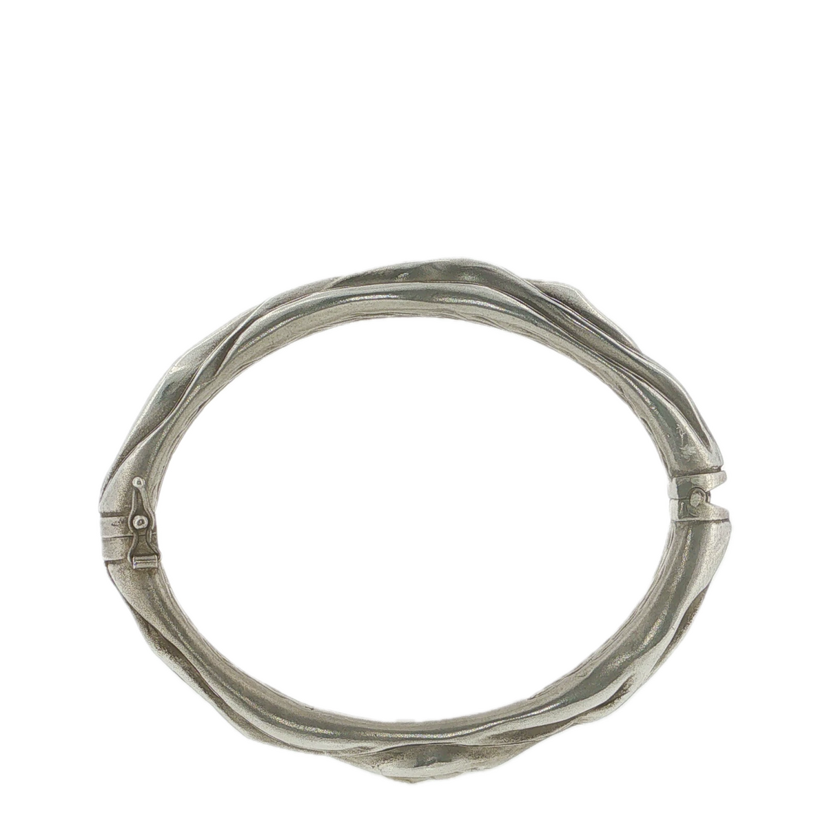 Roberto Coin TFS Sterling Silver 925 Bangle Bracelet Made in Italy 18cm 21g