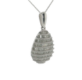 Gemporia Sterling Silver Diamond Pendant & Chain