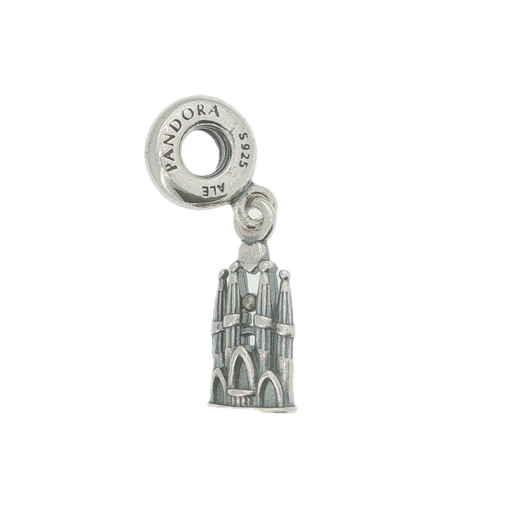 Vintage Pandora Sterling Silver 925 Barcelona Sagrada Familia Charm
