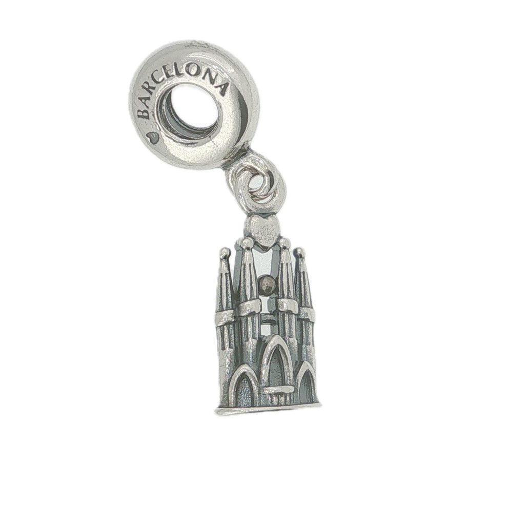 Vintage Pandora Sterling Silver 925 Barcelona Sagrada Familia Charm
