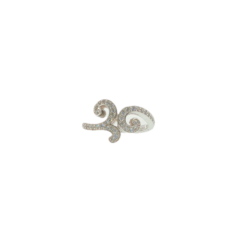 Vintage Thomas Sabo Sterling Silver Cubic Zirconia Ring