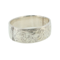 Vintage 1962 Rigby & Wilson Sterling Silver Patented Bangle