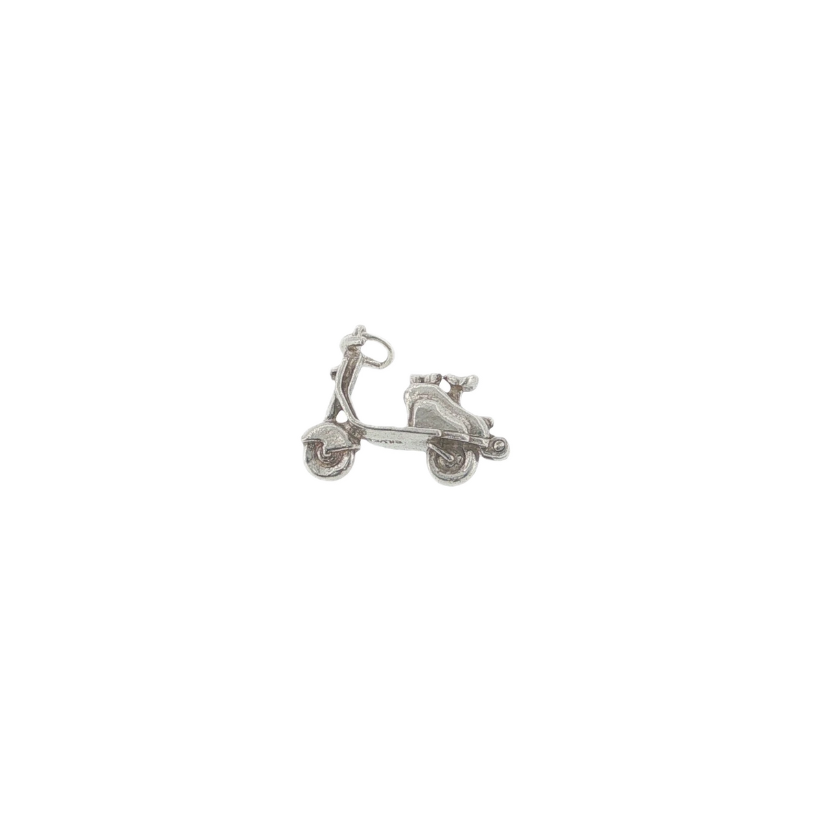 Vintage Lambretta Sterling Silver Opening Scooter Charm Pendant
