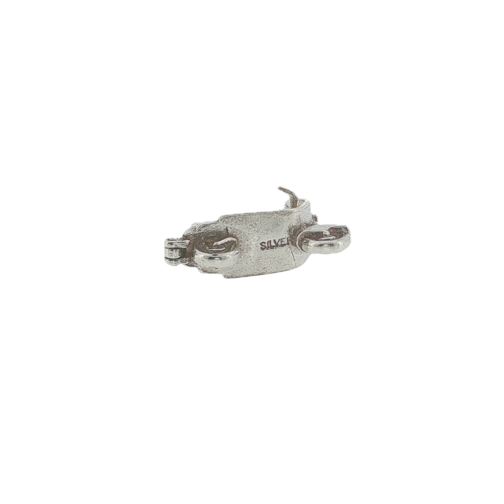 Vintage Lambretta Sterling Silver Opening Scooter Charm Pendant