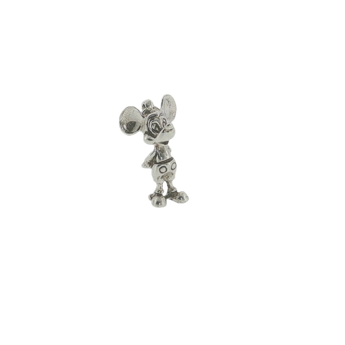 Vintage Sterling Silver 3D Mickey Mouse Charm Pendant