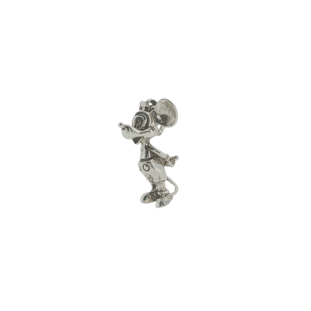 Vintage Sterling Silver 3D Mickey Mouse Charm Pendant