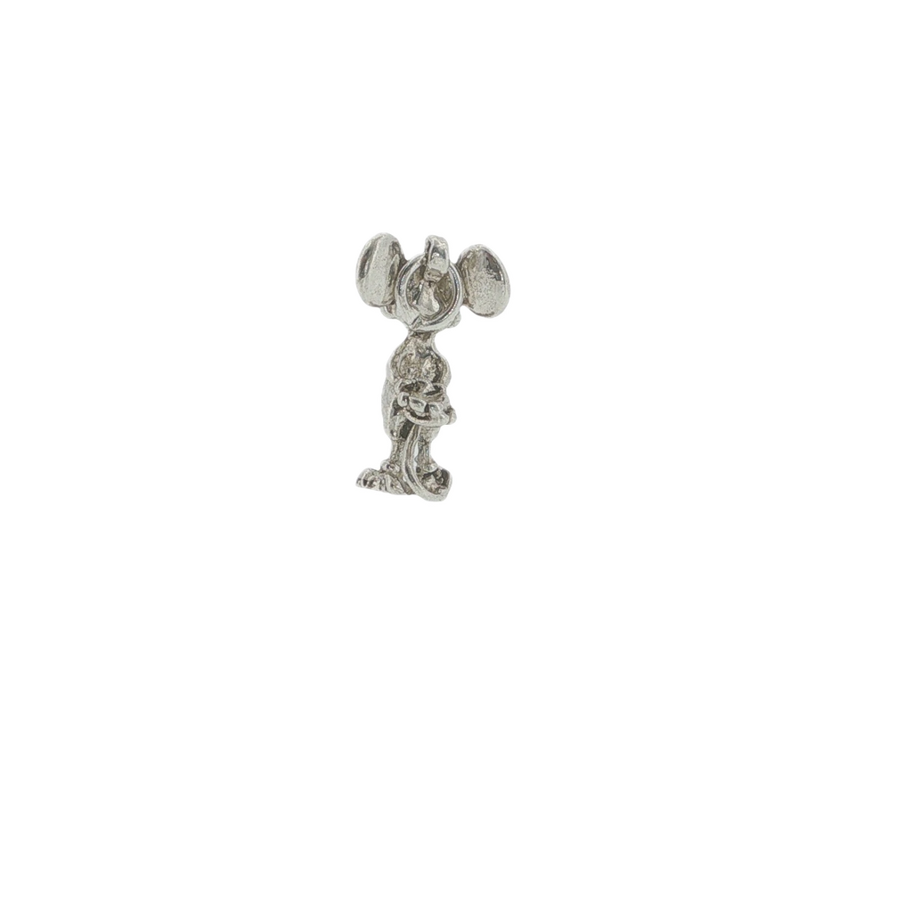 Vintage Sterling Silver 3D Mickey Mouse Charm Pendant