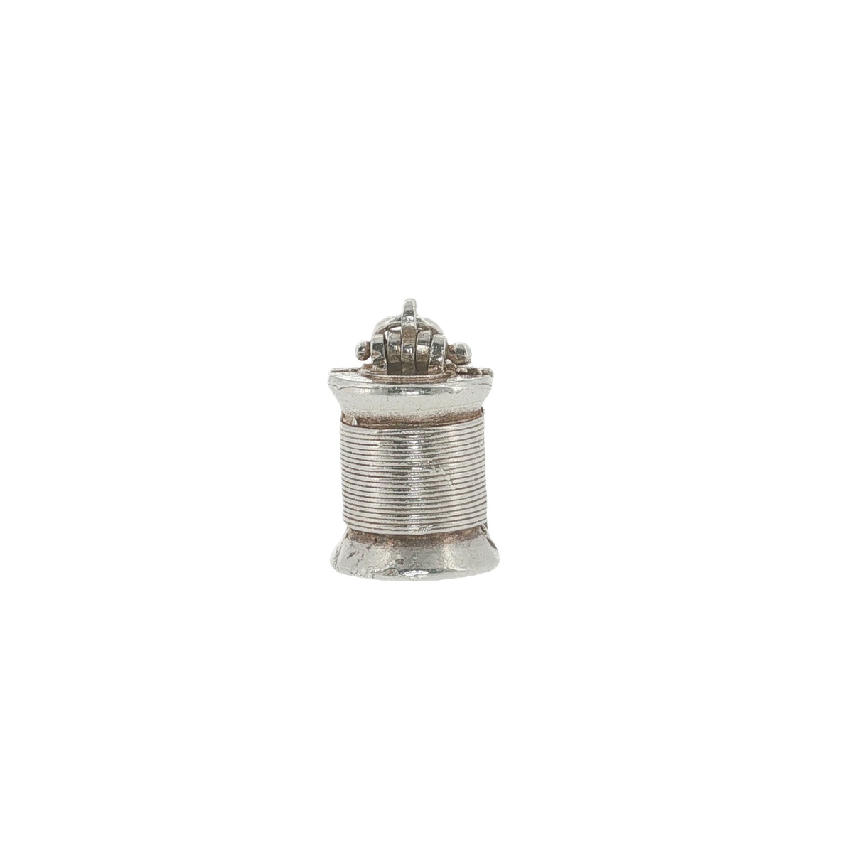 Vintage Sterling Silver Opening Spool & Thimble Charm