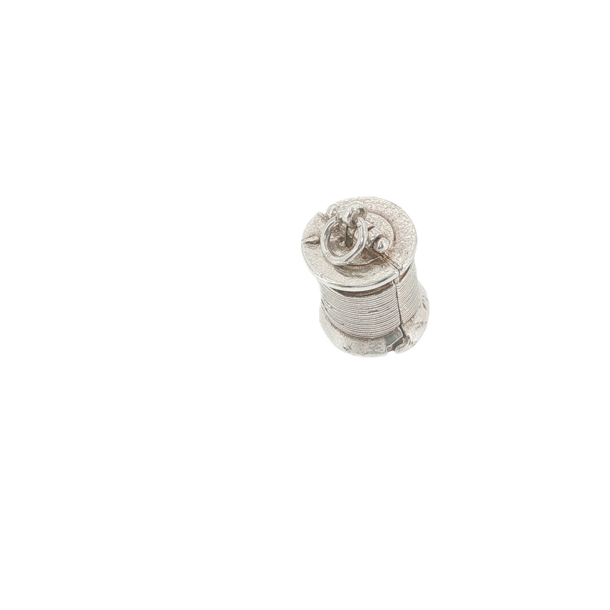 Vintage Sterling Silver Opening Spool & Thimble Charm