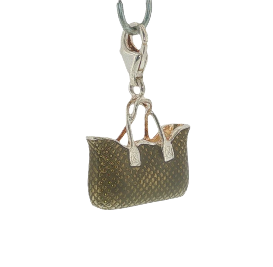 Thomas Sabo Enamel Handbag Charm Sterling Silver