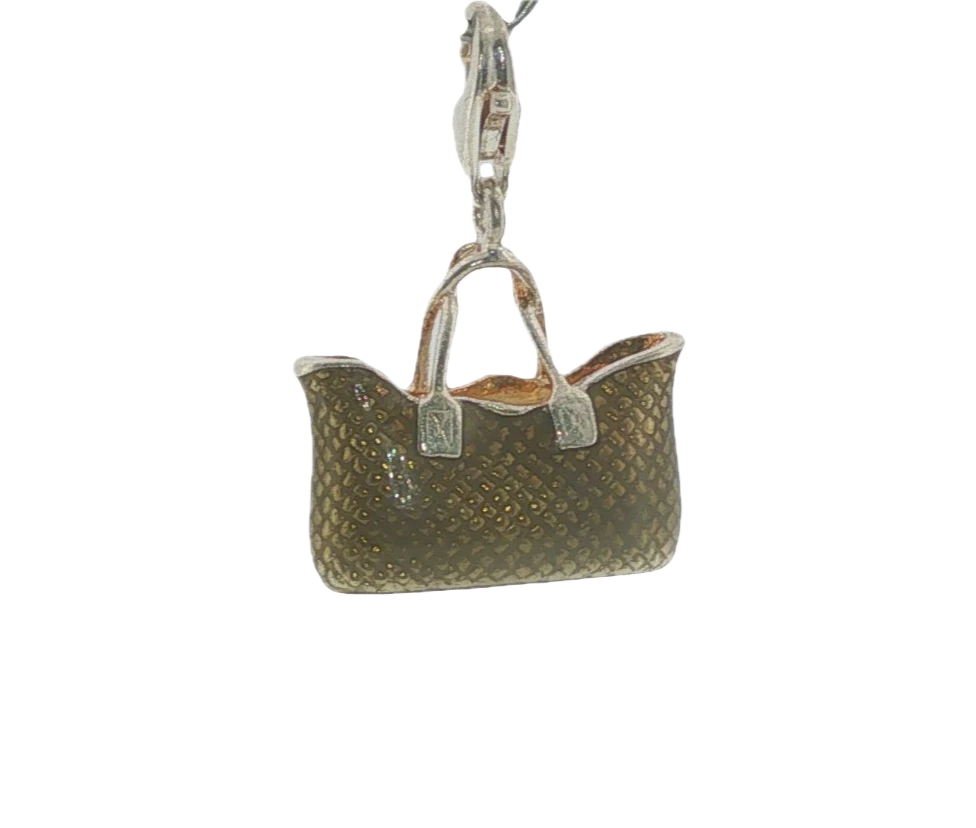 Thomas Sabo Enamel Handbag Charm Sterling Silver