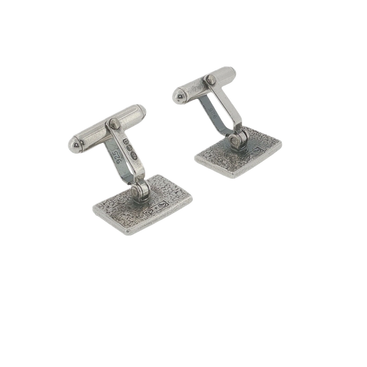Rare Nick Hubbard Carpe Diem "Seize the Day" Sterling Silver & 9ct Gold Cufflinks