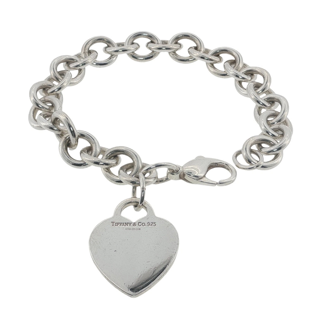 Retired Authentic Tiffany & Co. Heart Tag Bracelet