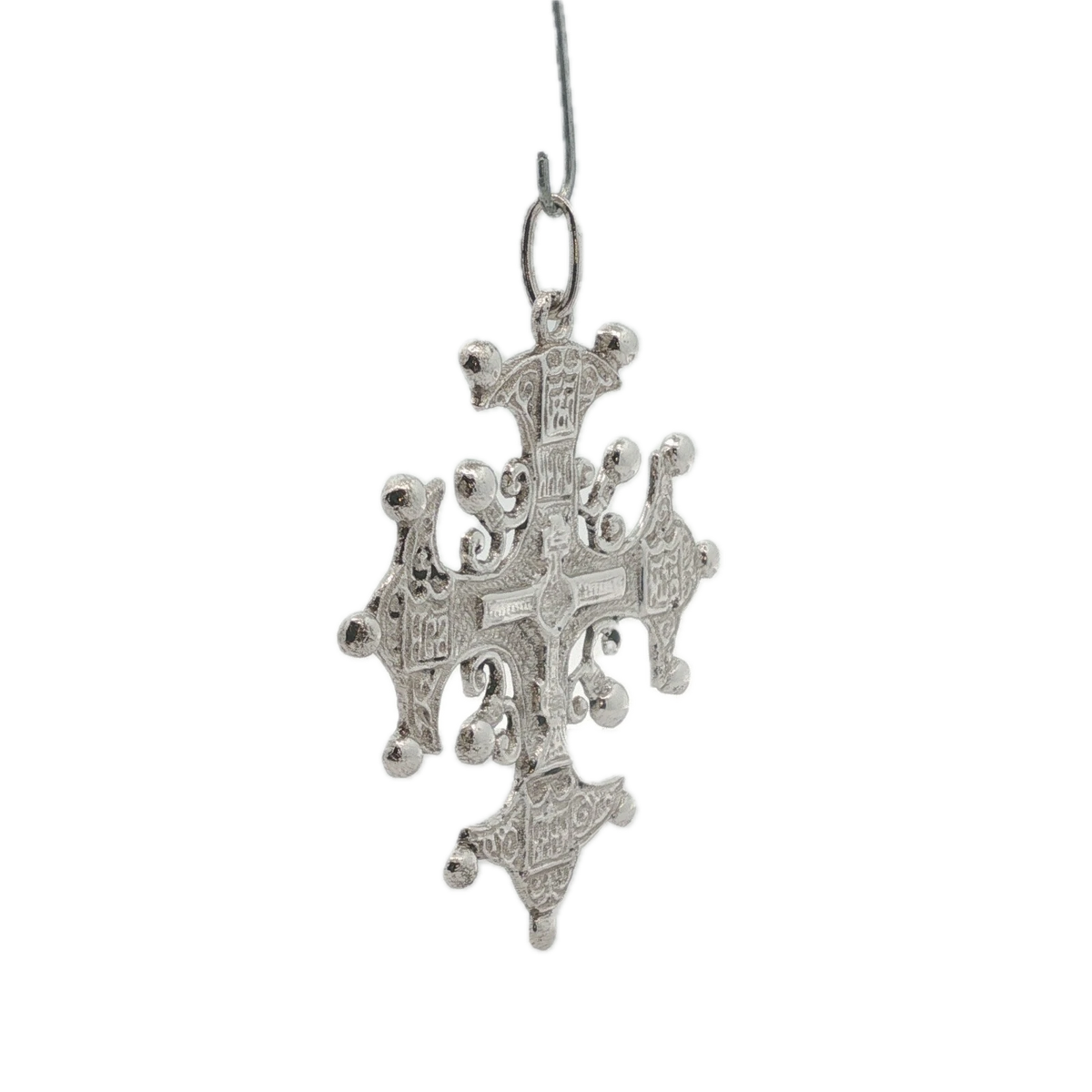 Vintage Peruzzi Sterling Silver Cross Pendant