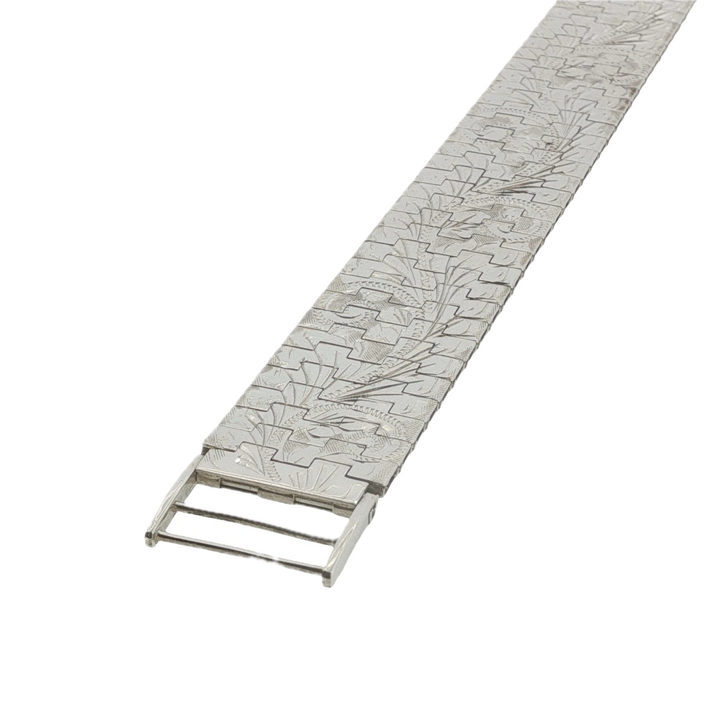 Sterling Silver Engraved Panther Link Bracelet