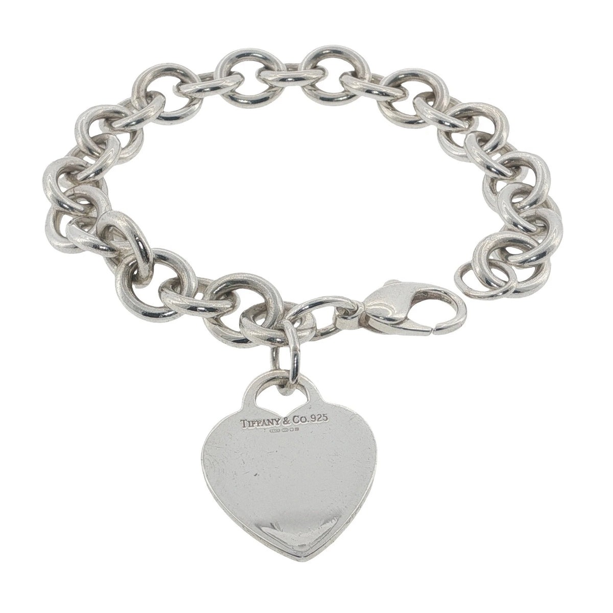 Retired Authentic Tiffany & Co. Heart Tag Bracelet