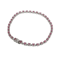 Sterling Silver Ruby Tennis Bracelet
