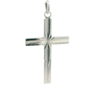 Solid Sterling Silver Cross London 1977 Pendant