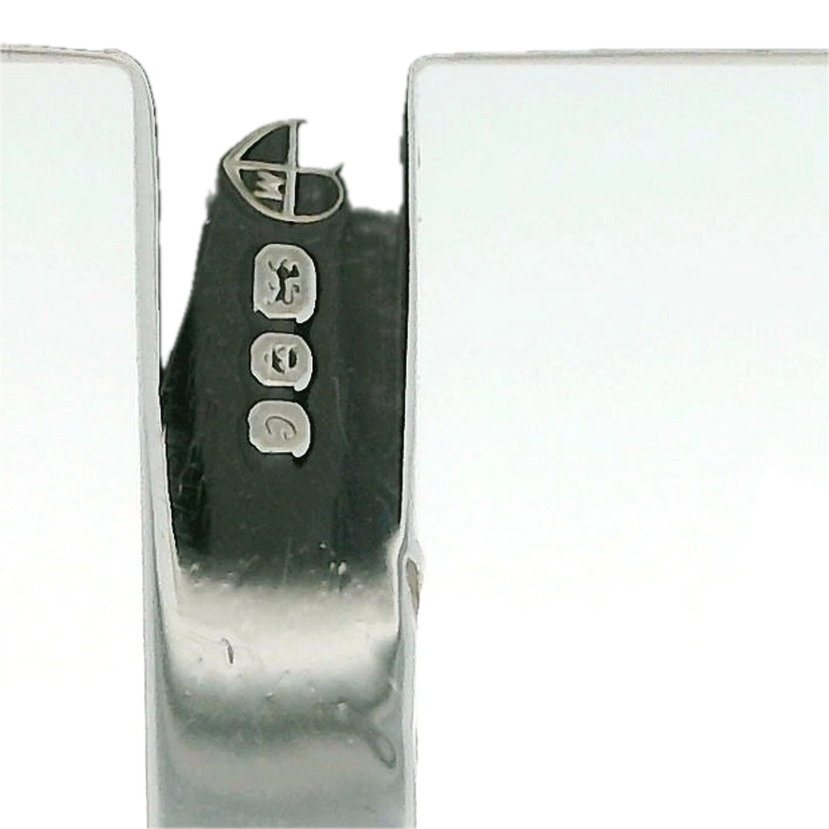 Solid Sterling Silver Cross London 1977 Pendant