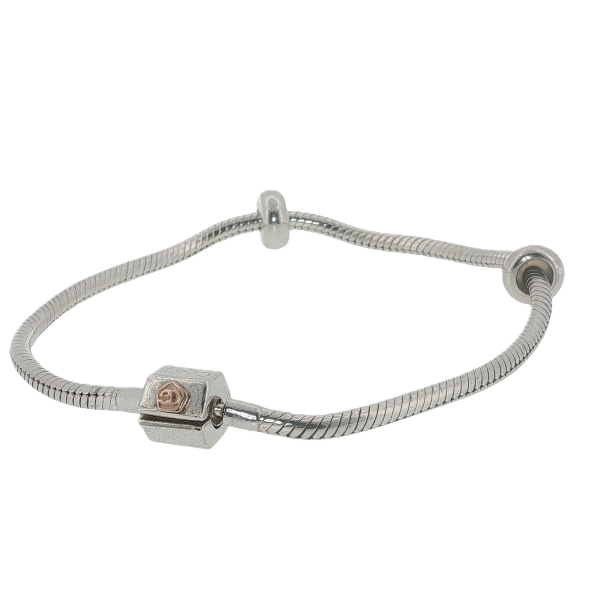 Clogau Charm Bracelet Sterling Silver & 9ct Rose Gold