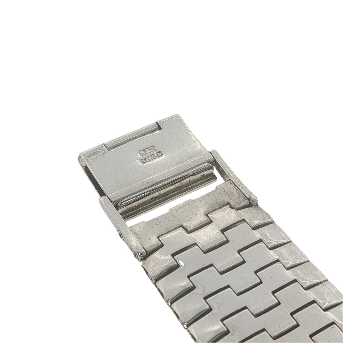 Sterling Silver Engraved Panther Link Bracelet