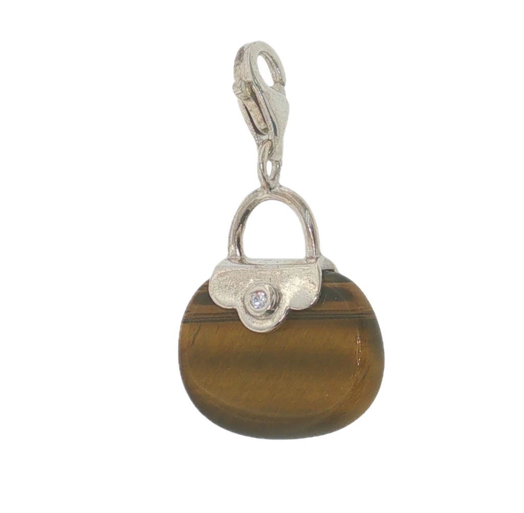 Thomas Sabo Tiger’s Eye Purse Charm Pendant